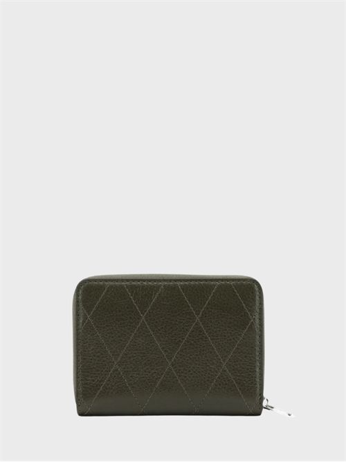 Small Charlie Quilted Pebbled Leather Zip Wallet TORY BURCH | 186098325